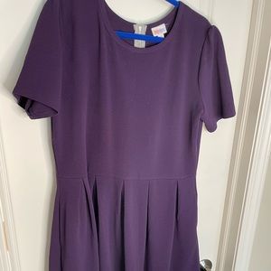 EUC purple 3xl Lularoe Amelia dress
